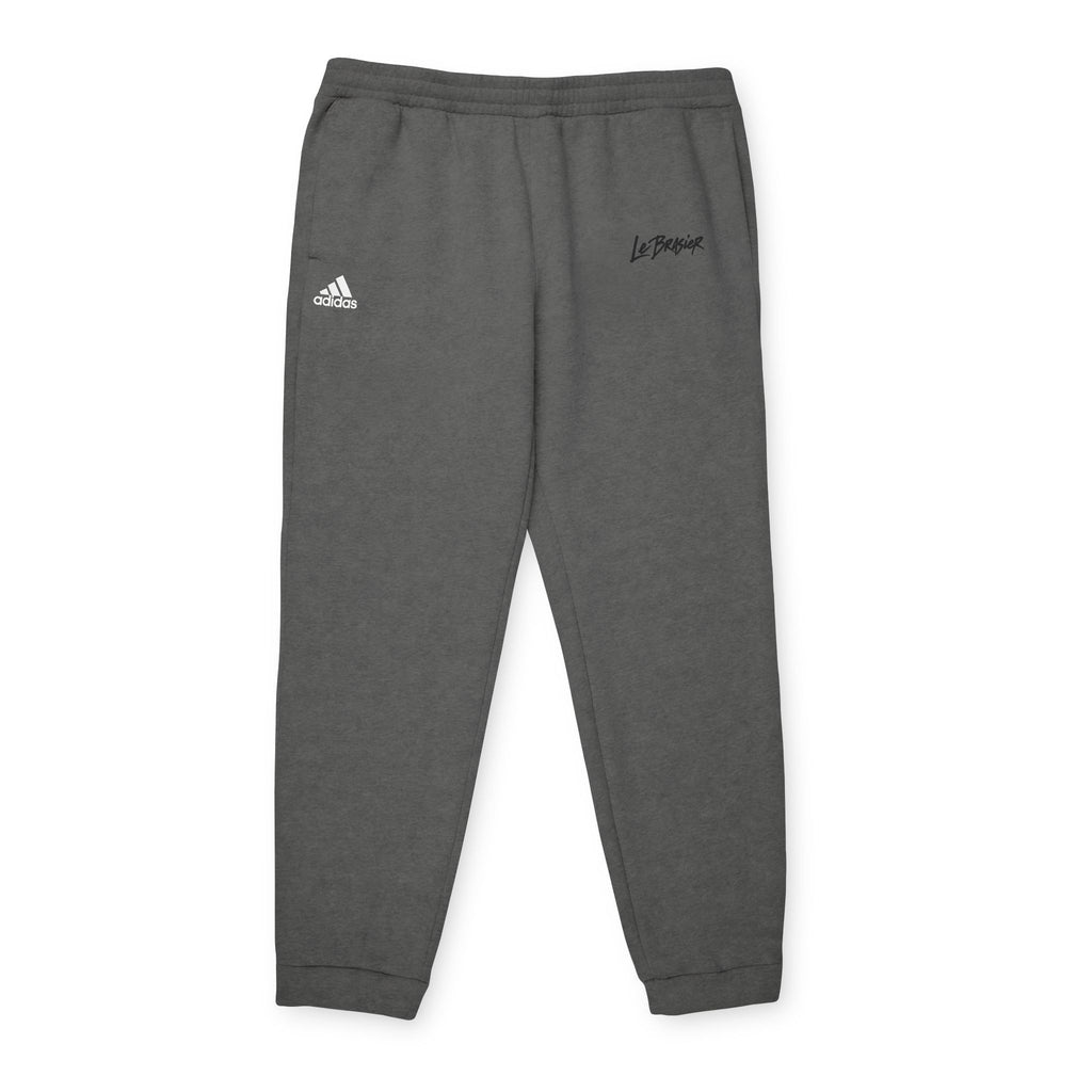Fleece Joggers — Grey adidas Logo Sweatpants