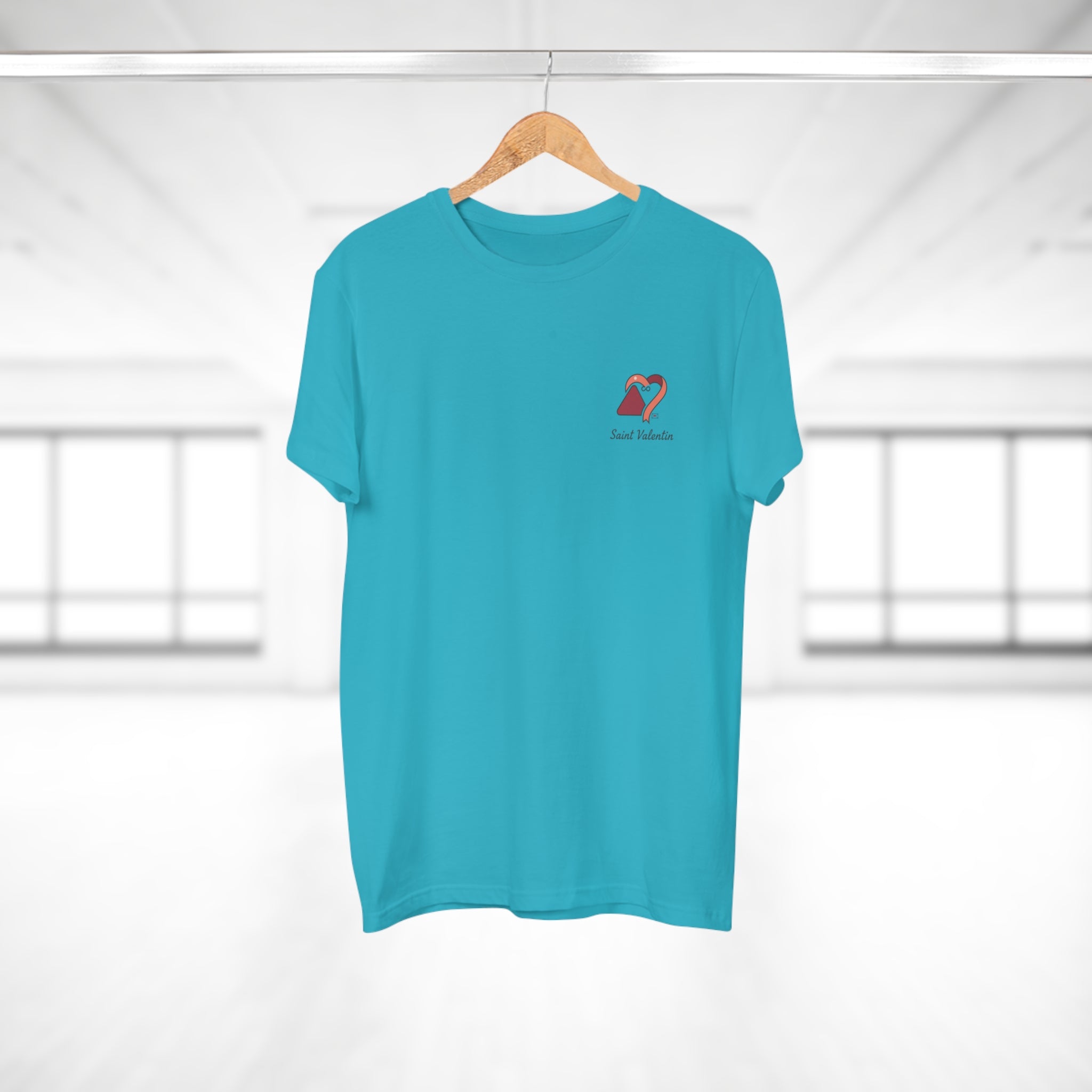 Edition limited Saint Valentin Day Men's Heart Logo T-Shirt — 'Good Vibes' Chest Graphic