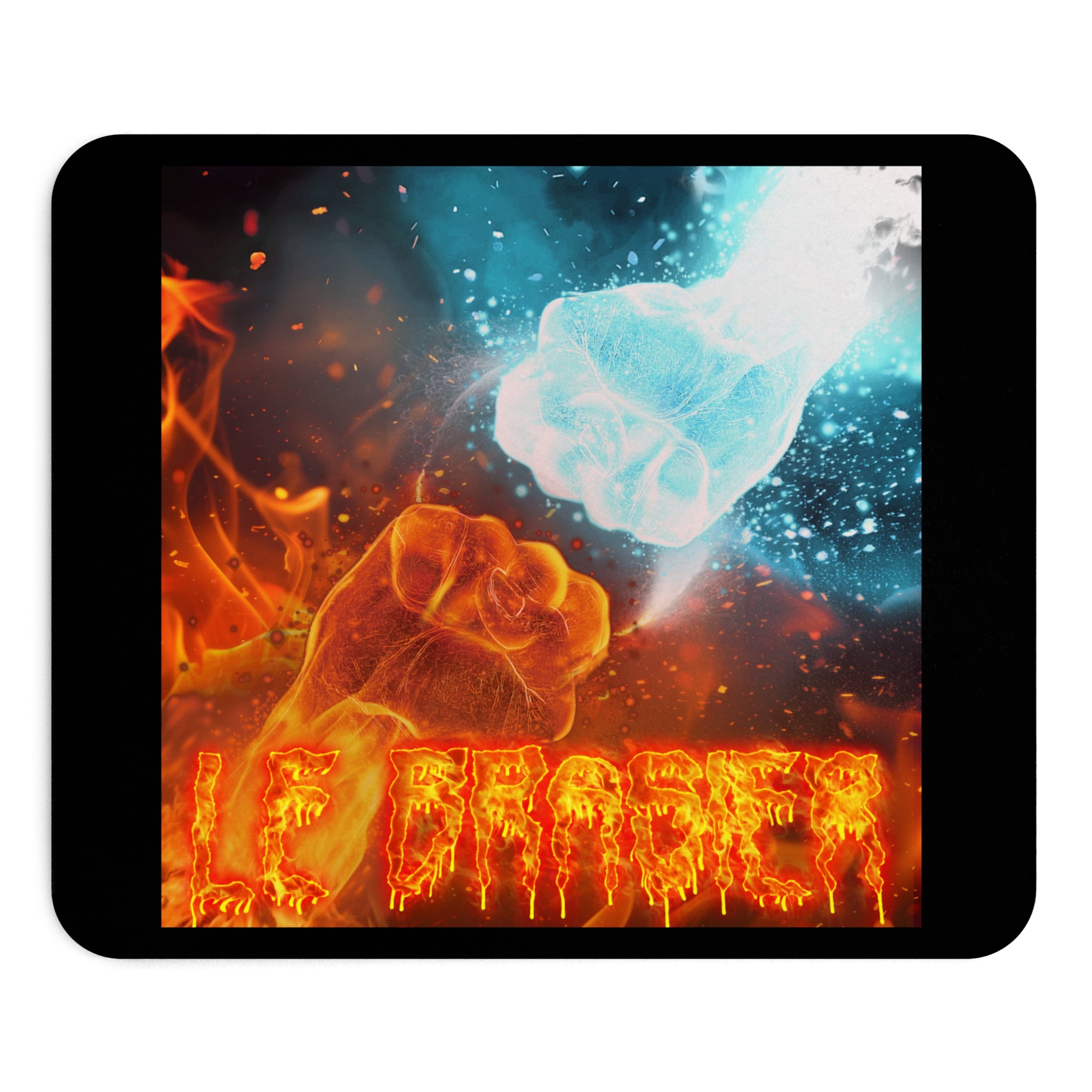 Tapis de souris pour Gamer enflammé