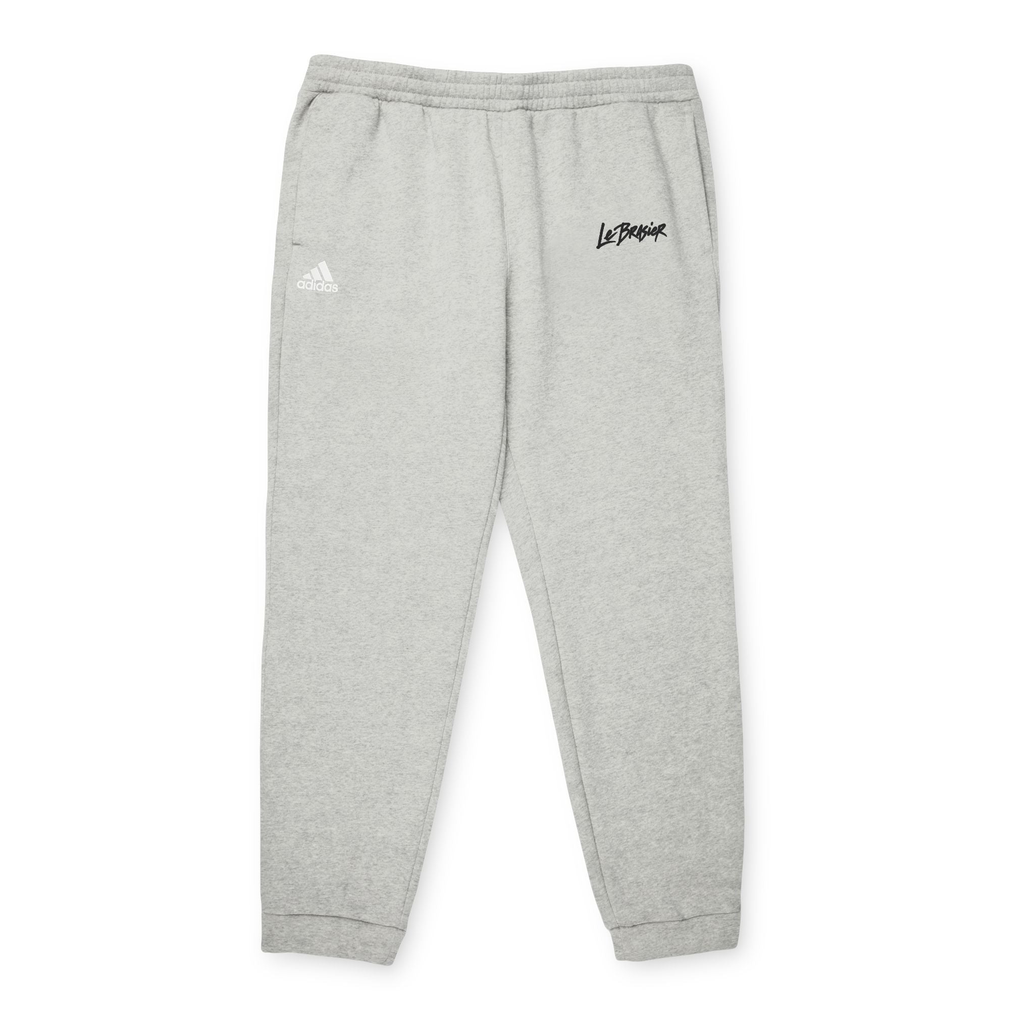 Fleece Joggers — Grey adidas Logo Sweatpants